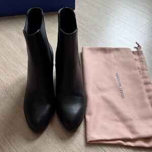 Stuart Weitzman Black Ankle Boots